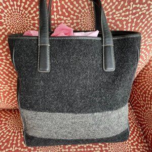 Authentic Vintage Coach Charcoal/Gray Handbag